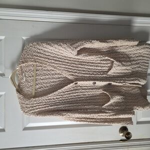 Miracle Cream Textured Cardigan